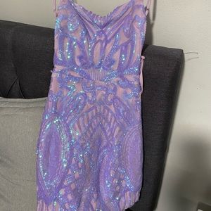Lucy In The Sky Starstruck Lilac dress